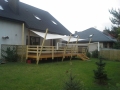 Waterdicht premium zeildoek voor een balkonterras van 3x2,5m.