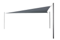 Garden sail waterproof triangle 3.5x3.5x3.5 grey.
