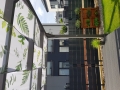 Pergola gazebo grafische strip - op bestelling gemaakt.