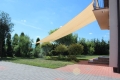 Sun protection for balconies and terraces - sail HDPE 4x6m.