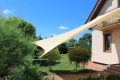 HDPE garden shade sail 4x4m.