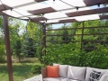 External shading awnings - gazebo strips 1x5m.