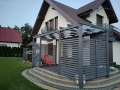 Economic gazebo belt for shading the structure 1x5 m..