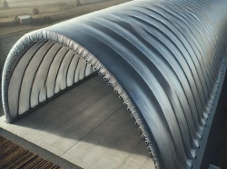Telo di Protezione per Hangar ad Arco SU MISURA – PVC Impermeabile