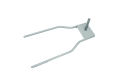 Metal drive-over car tail base for beach flags and outdoor advertising flags.