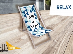 Advertising Deck Chair with Custom Print