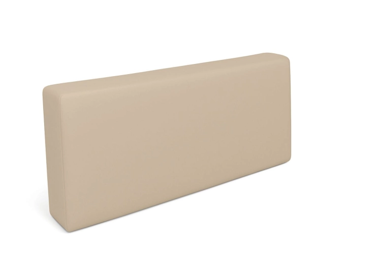 Waterdichte beige tuinkussenhoes op maat gemaakt