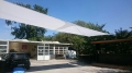 Wasserdichtes Premium Sonnensegel 1x2 m, Sonnenschutz für Terrasse und Außengastronomie