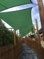Waterproof garden awning in the shape of a square 2x2 m.