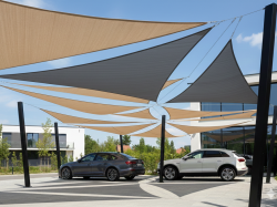 Schaduwdoek voor CARPORT OP MAAT 