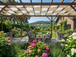 Waterproof Pergola Shade Strips – Premium Fabric 0.5× 5 m (1)