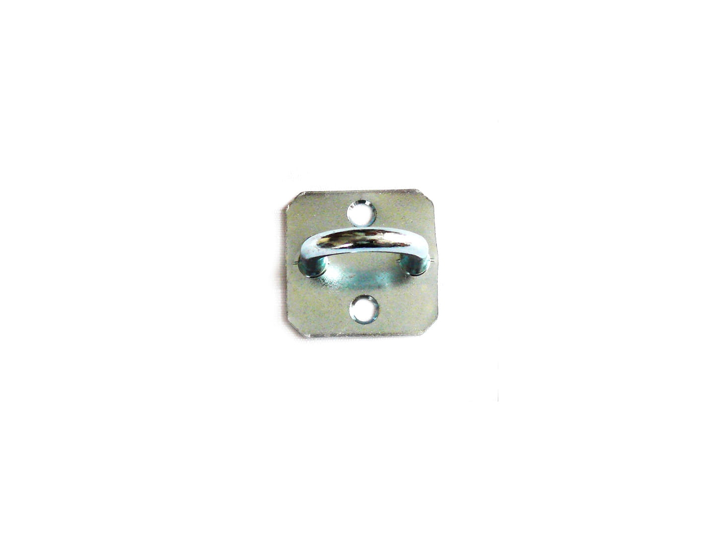 Metall-Montagehalterung für Pavillongurte mit quadratischer Basis und zwei Schraublöchern