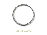 Coiled steel cable with PVC coating for various garden or technical uses
